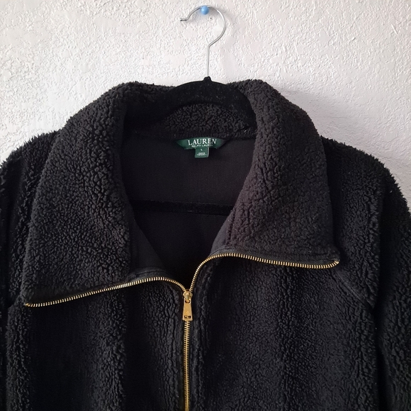 Lauren Ralph Lauren Black Cozy Sweatshirt - Picture 2 of 7